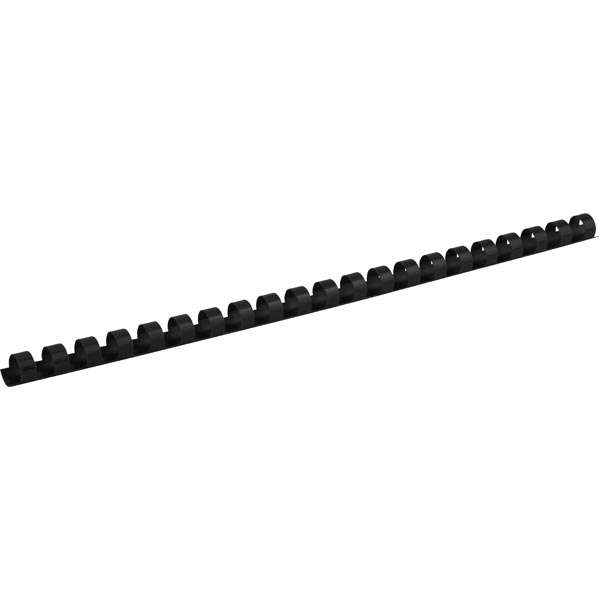 Пружина пластикова Axent 2912-01-A, 12 мм, чорна, 100 штук